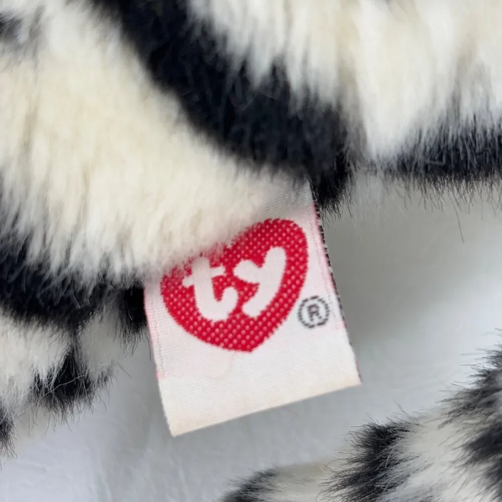 Ty Classic Streaks White Siberian Tiger Plush Stuffed‎ Animal Toy Vintage 2003